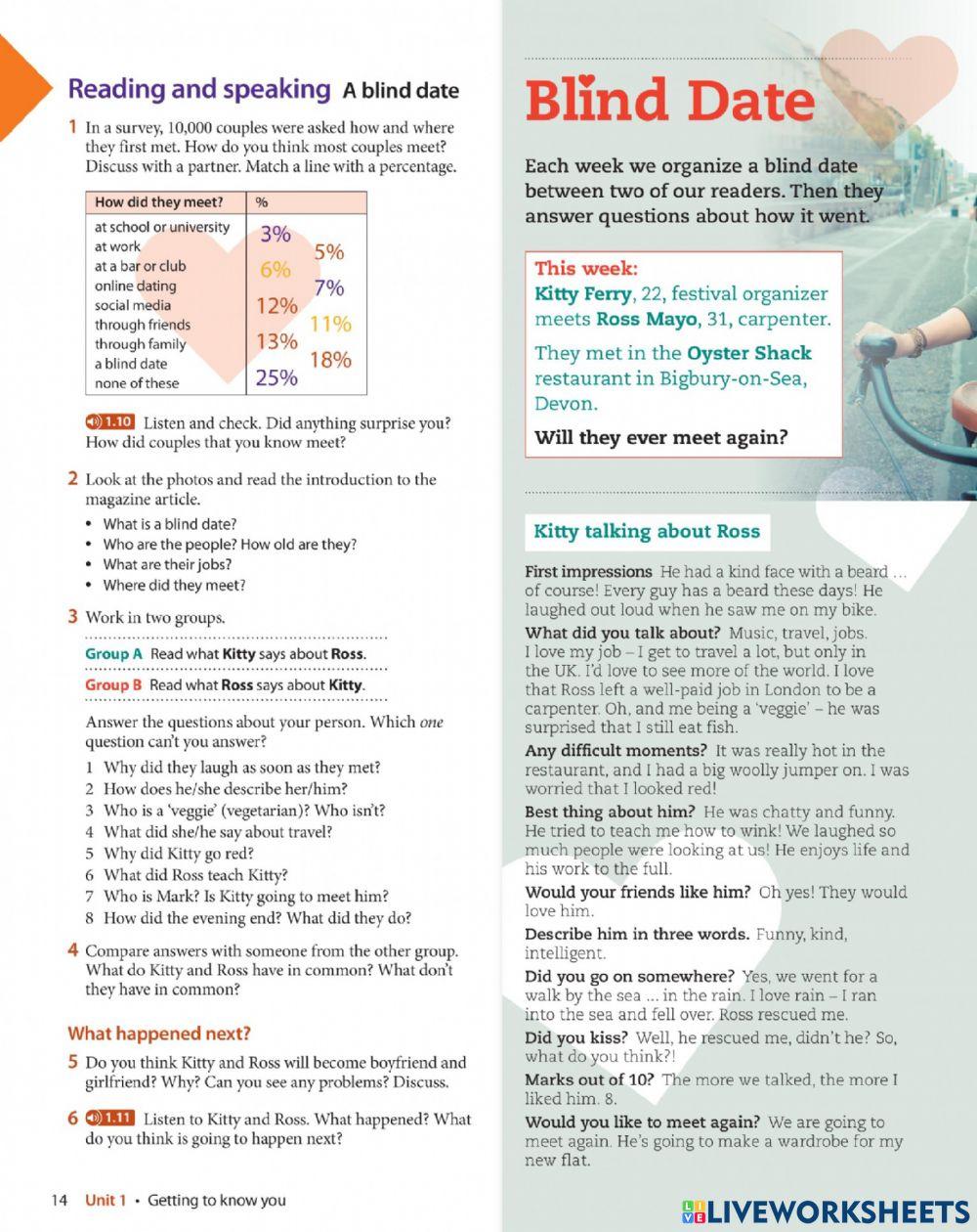 Unit 1 headway pre-int