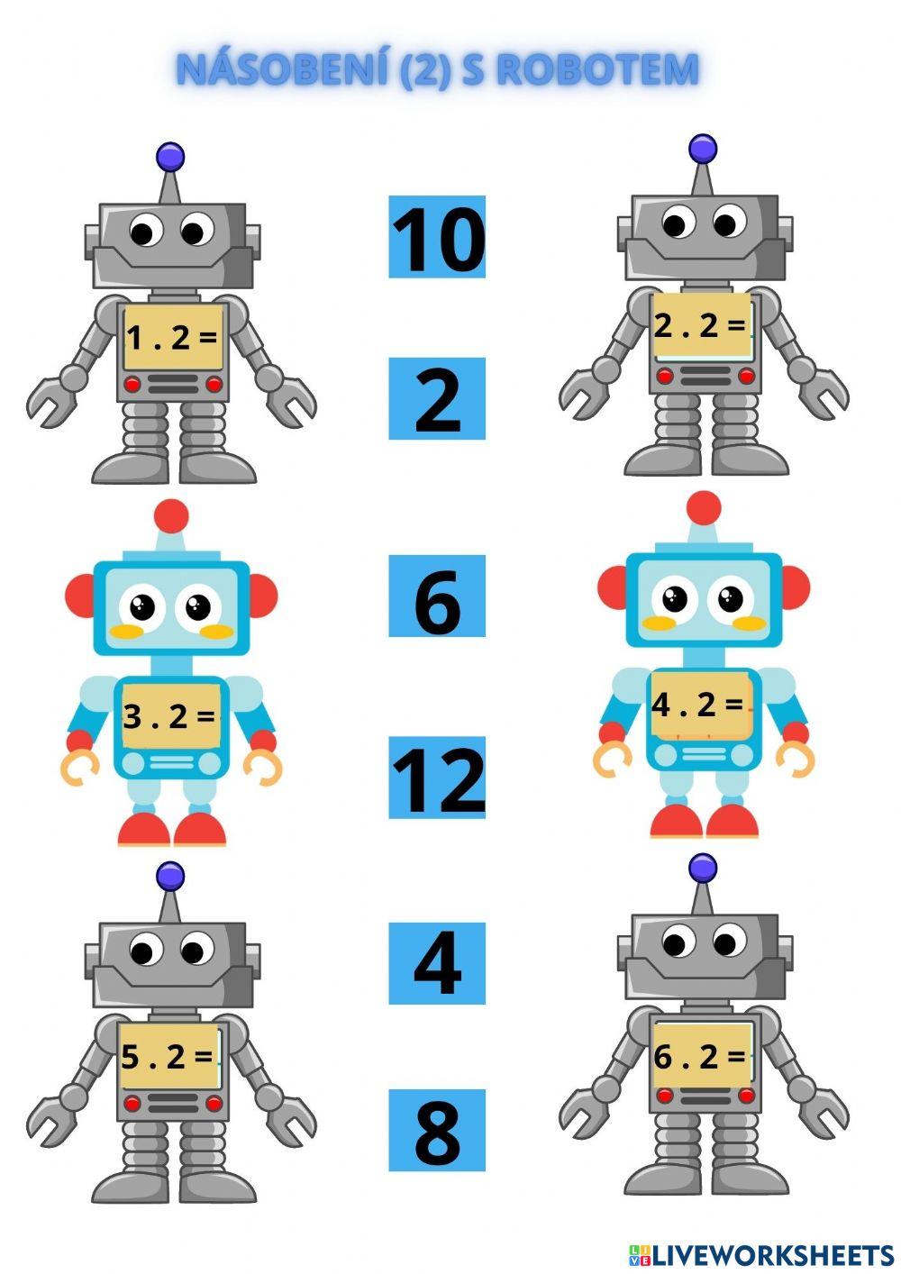 Násobení s robotem