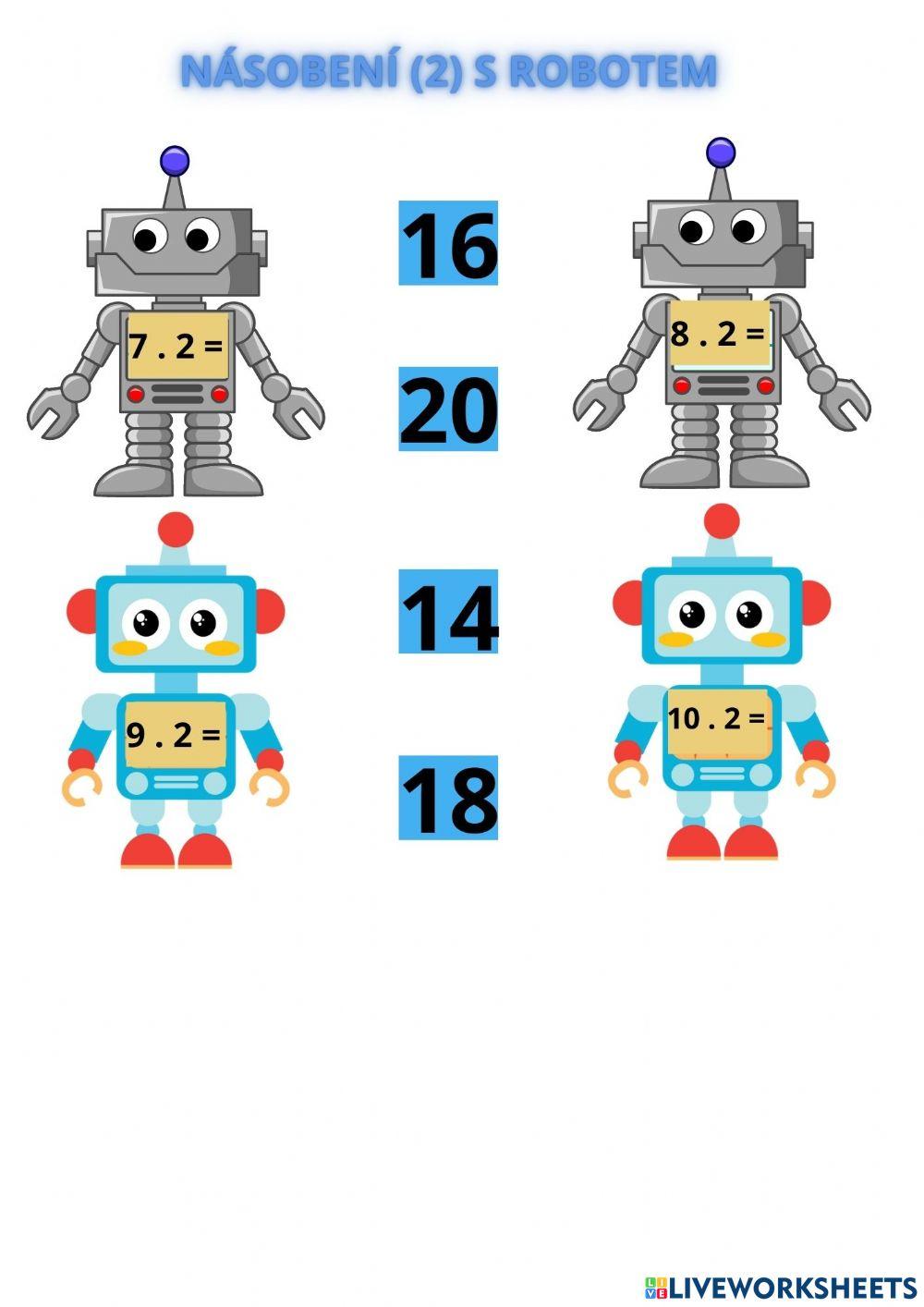 Násobení s robotem