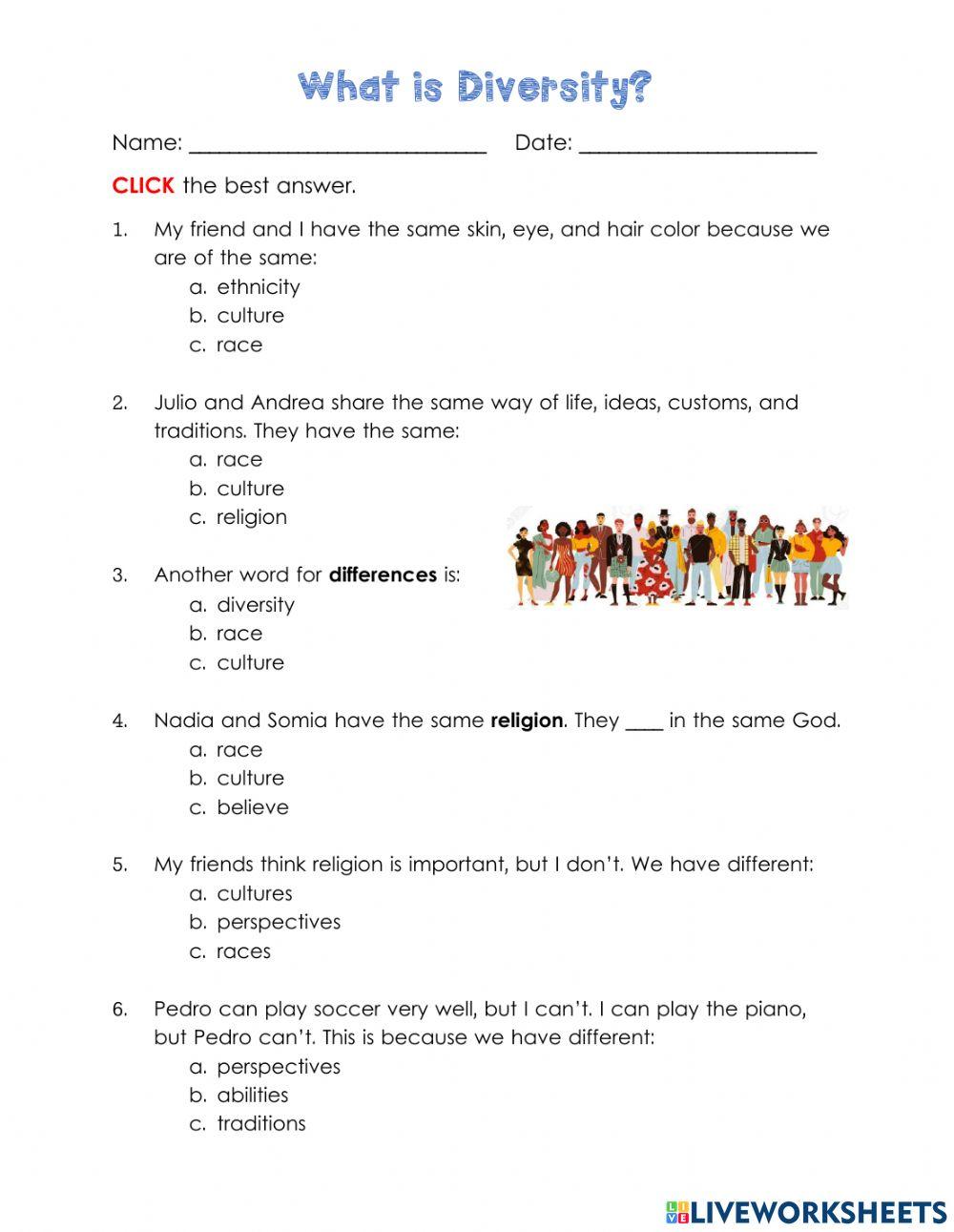 2295411 What Is Diversity Chalier LiveWorksheets 2295411-what-is-diversity-chalier-liveworksheets