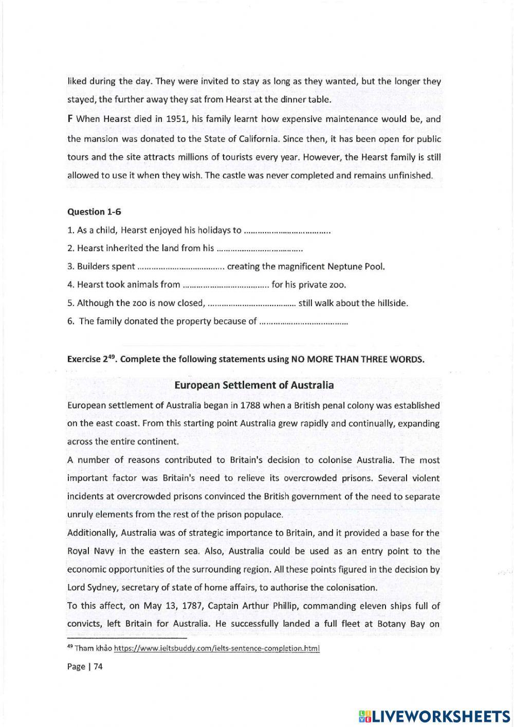 Unit 1 - reading homework pre