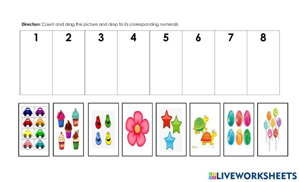 Number stations worksheet | Live Worksheets