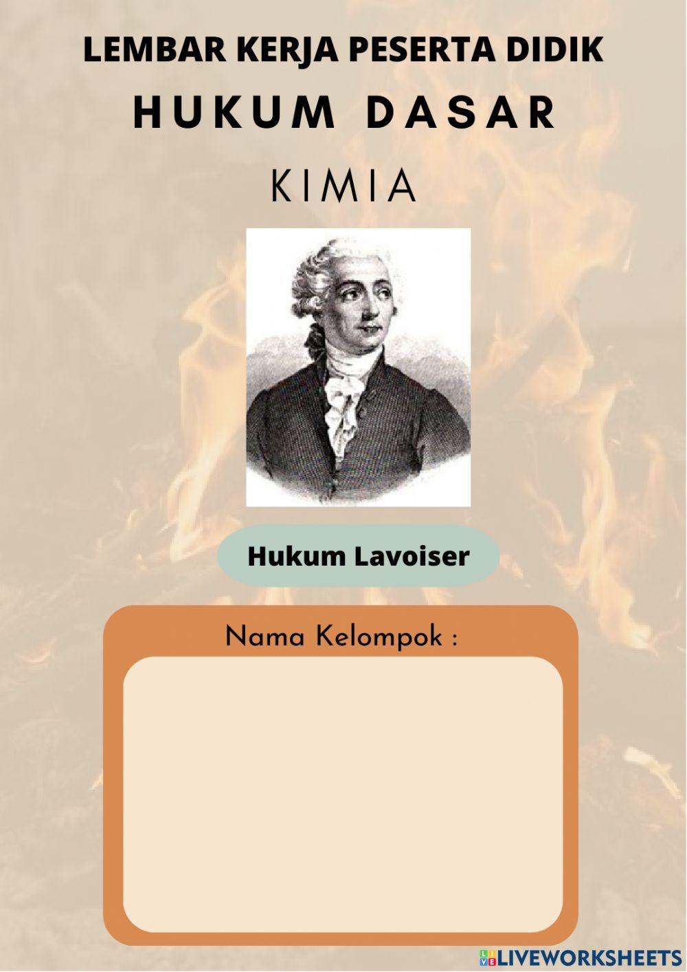 LKPD Hukum Lavoiser visual