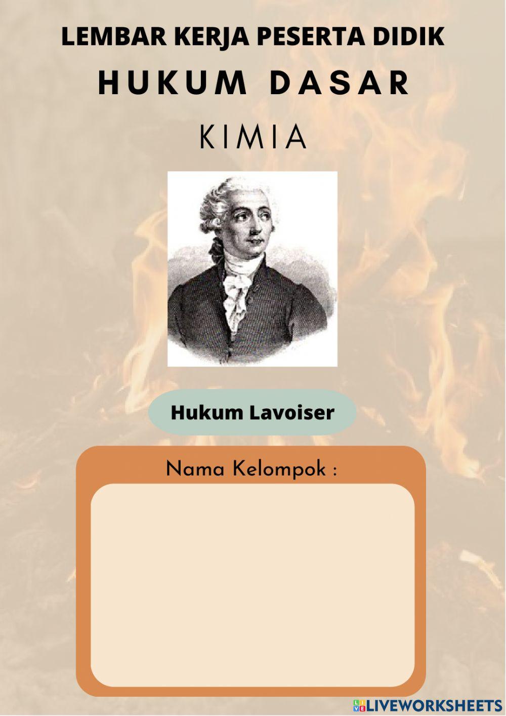 LKPD Hukum Dasar Kimia Kinestetik