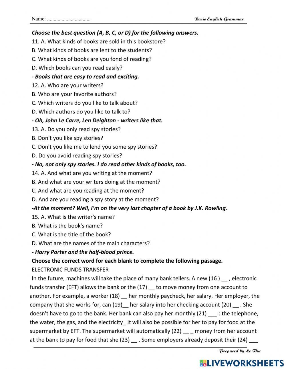 Lesson30B-2k8-Vocabulary- Homework