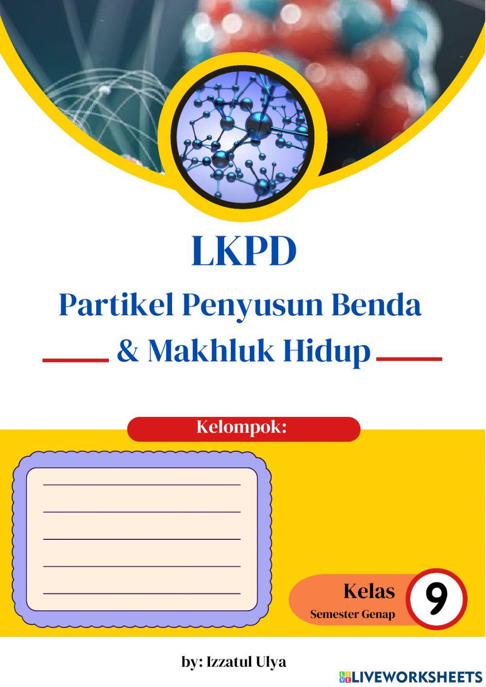 LKPD 2: Partikel Penyusun Benda dan MH
