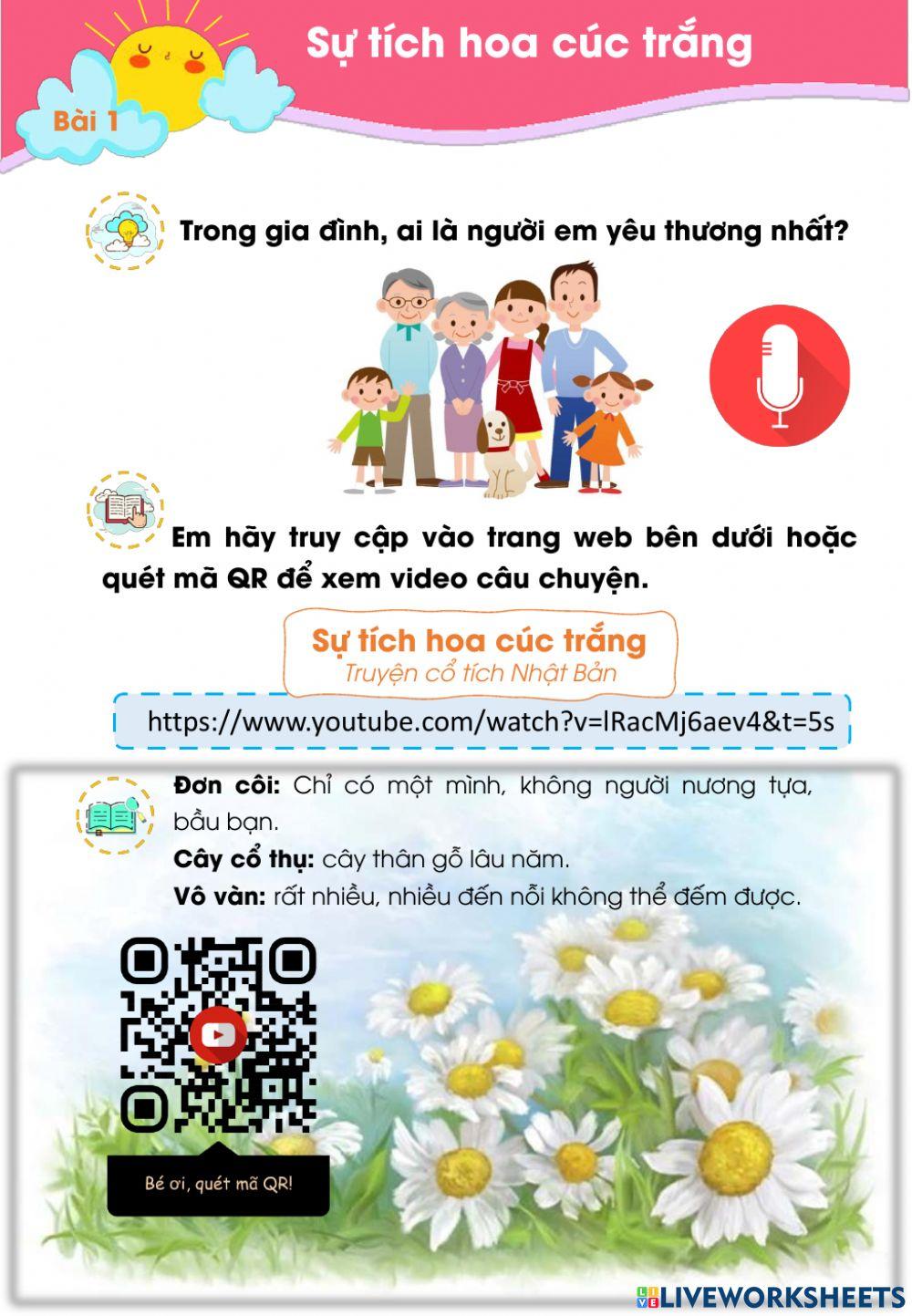 NLĐPT-Cổ tích-Sự tích hoa cúc trắng