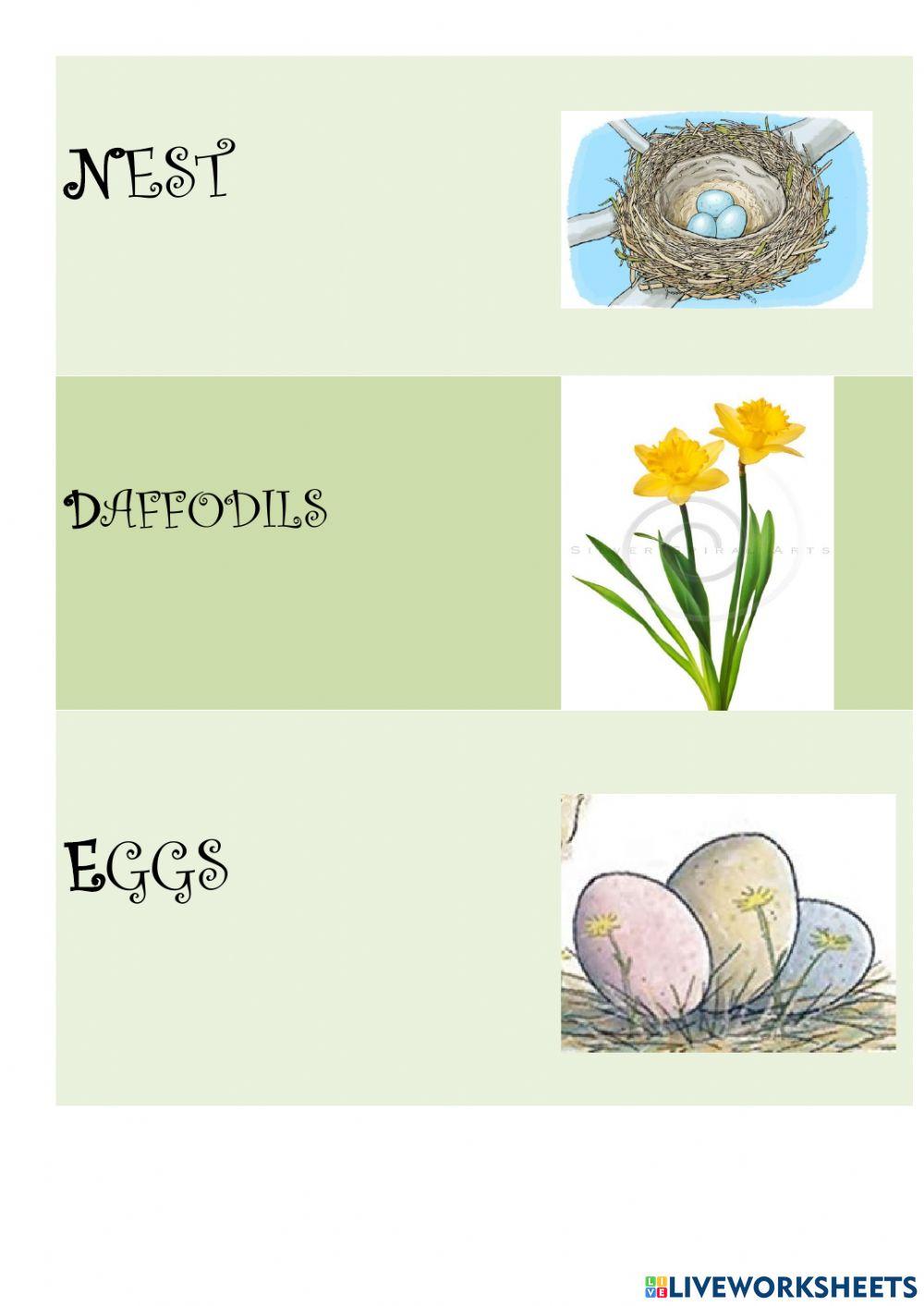 Easter vocabulary