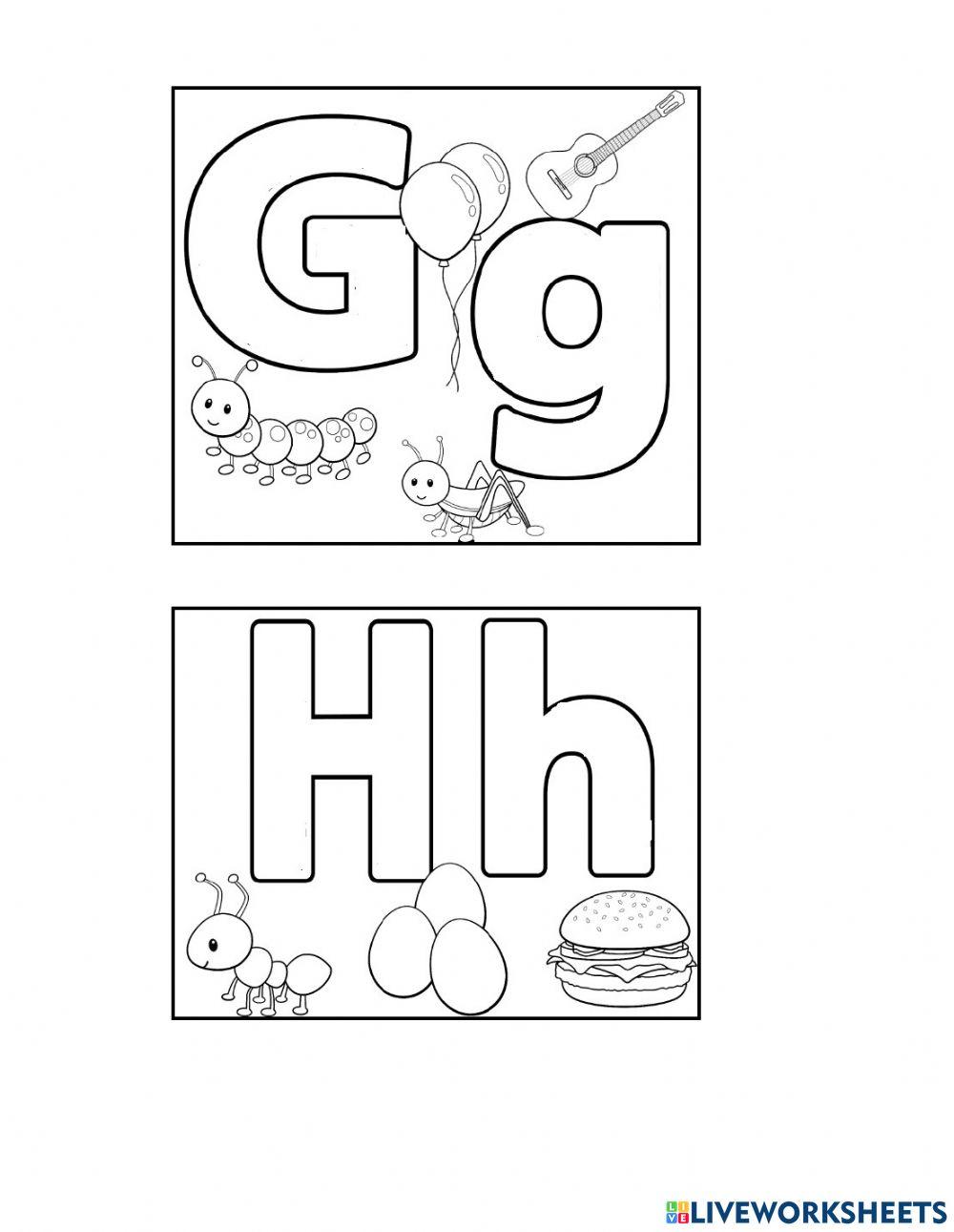 Abecedario para colorear