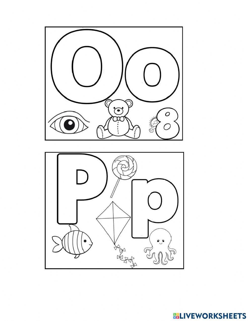 Abecedario para colorear