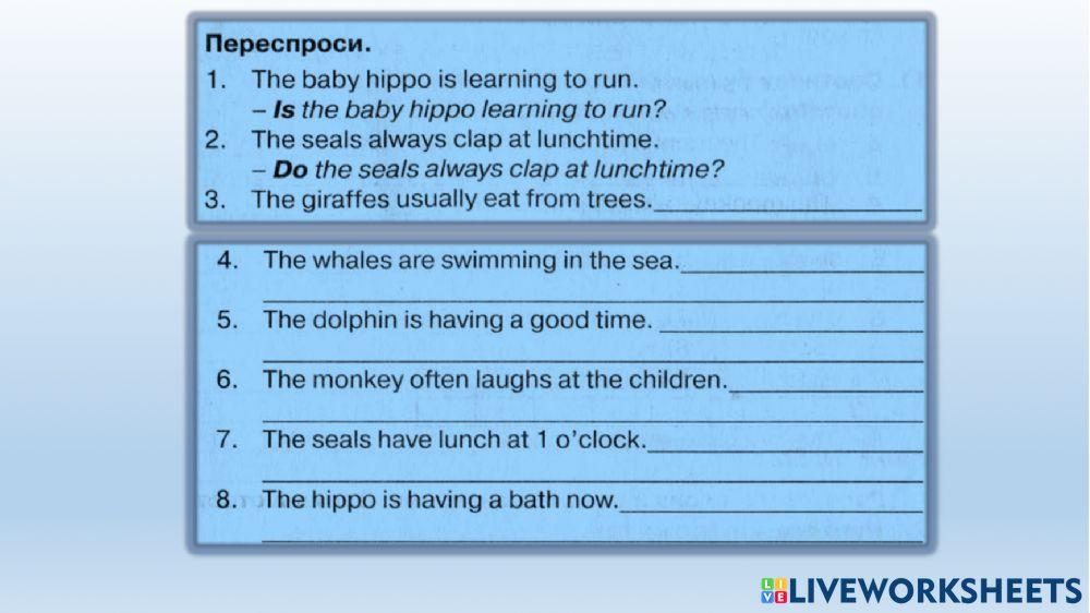 Spotlight 4 Module 4 Present Simple and Present Continuous