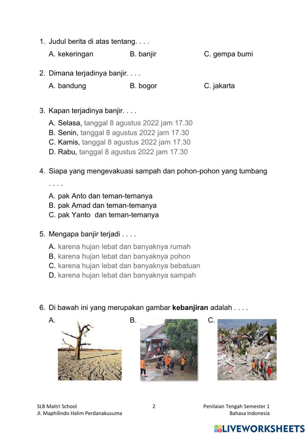 Pts bahasa indonesia