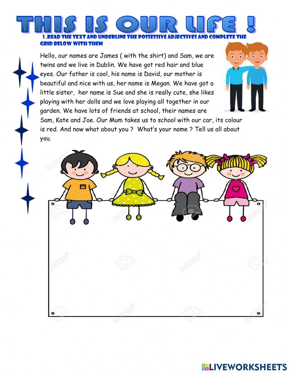 Possessive Adjectives