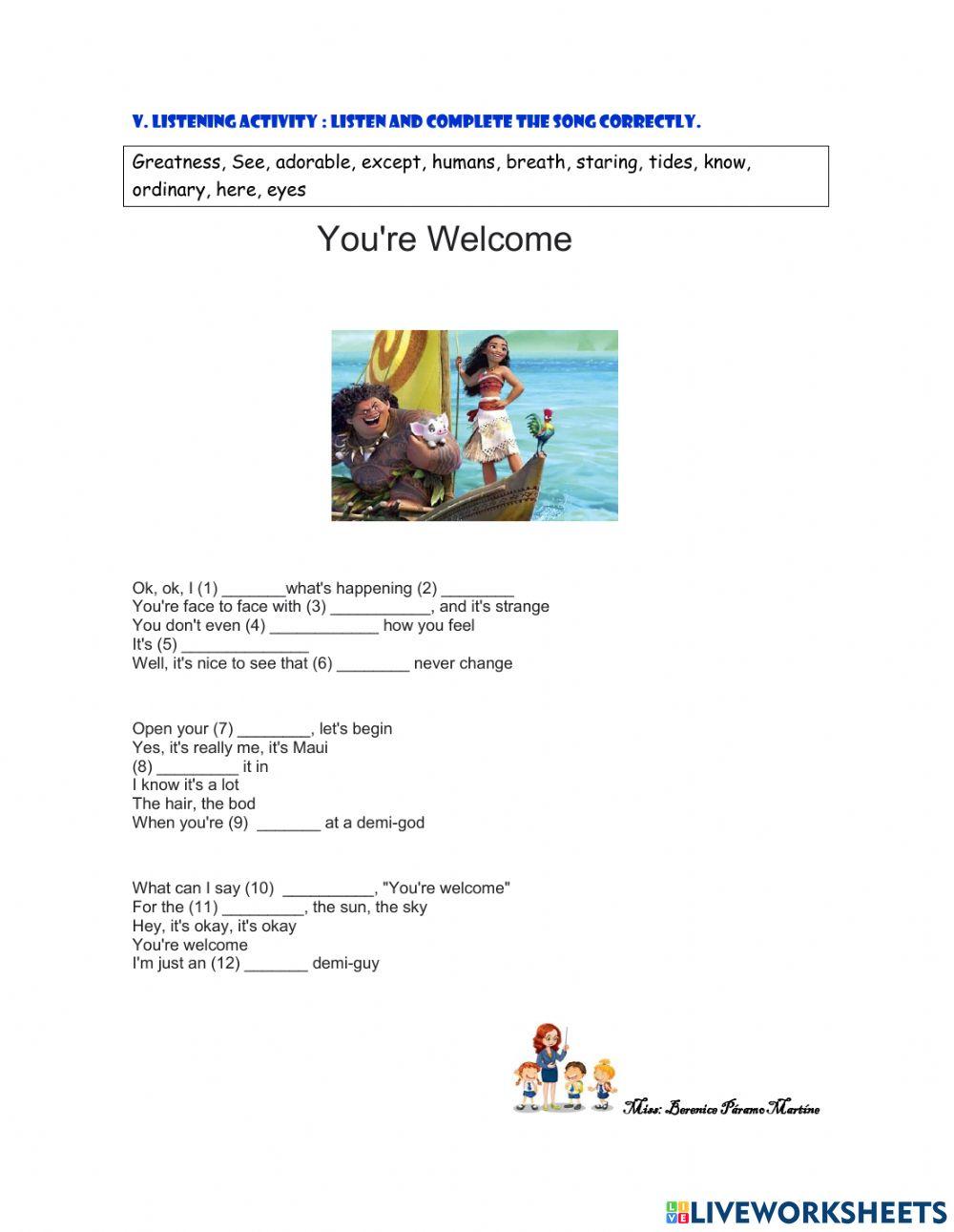 Possessive Adjectives