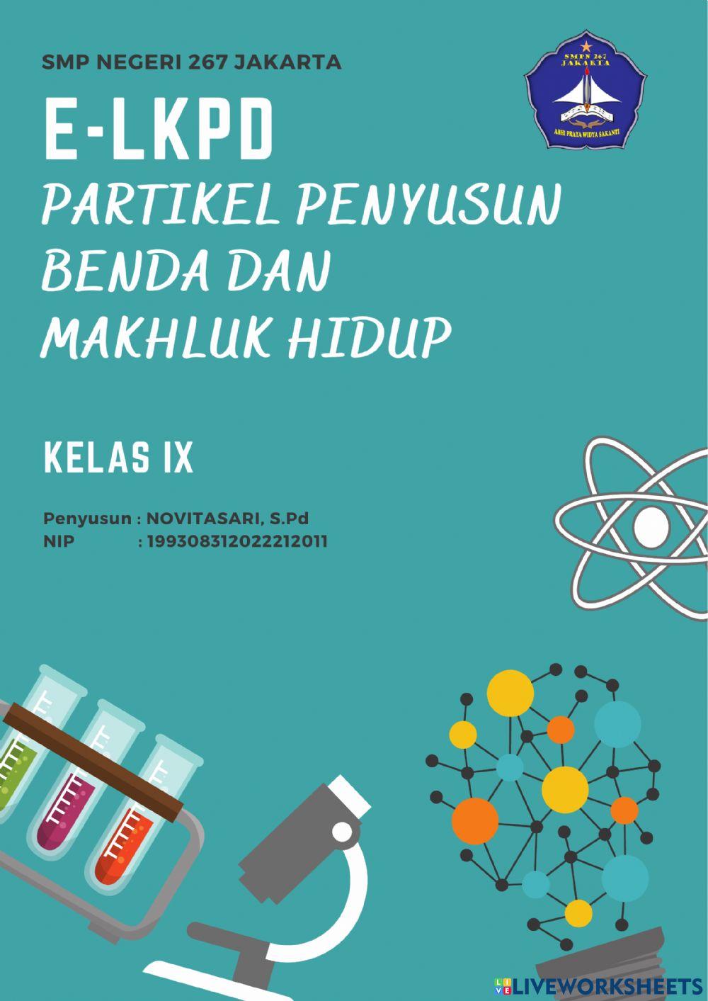 Partikel Penyusun Benda dan Makhluk Hidup
