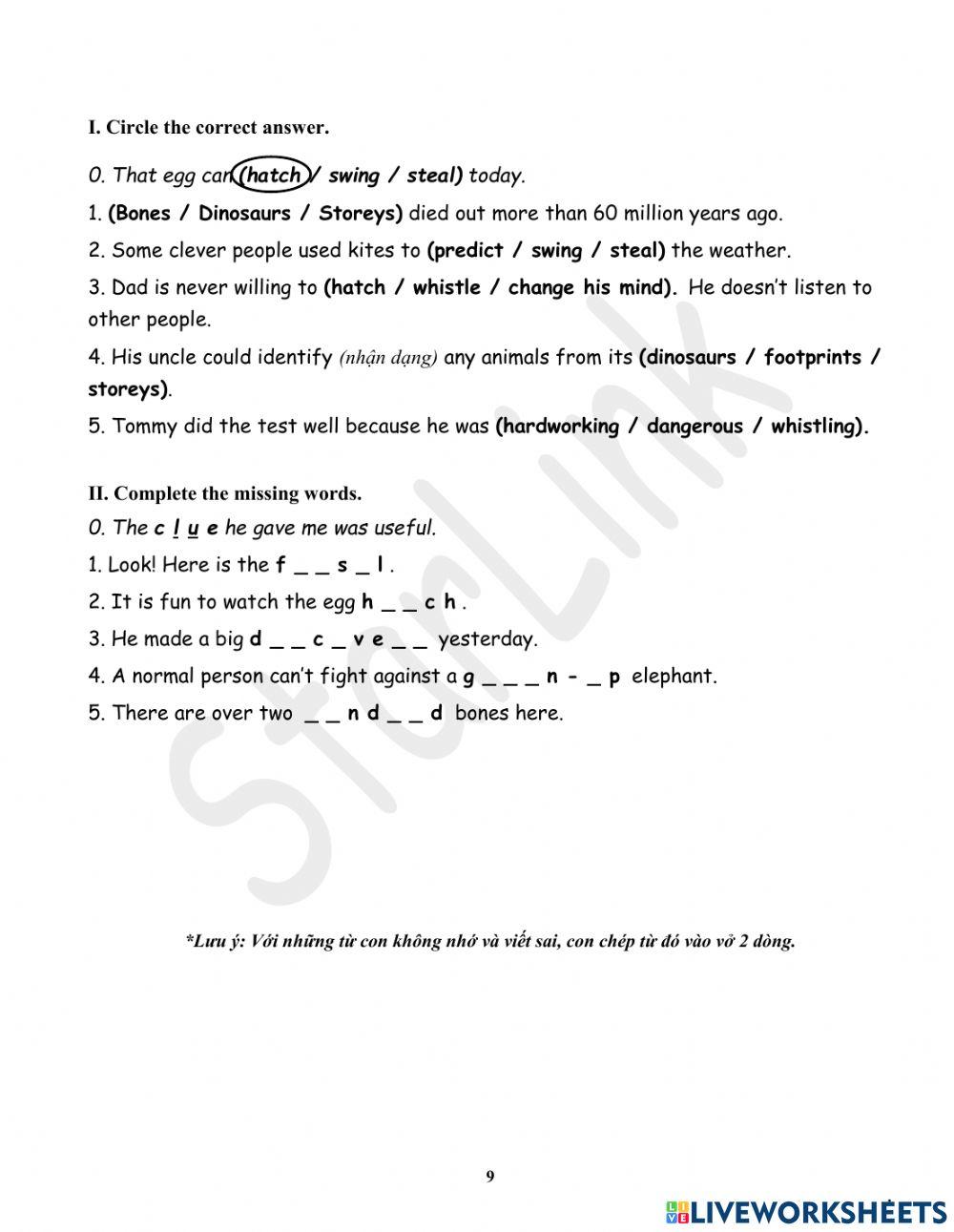 ONLINE-Foreign-W25-S3-U6-VOCAB-REVISION.