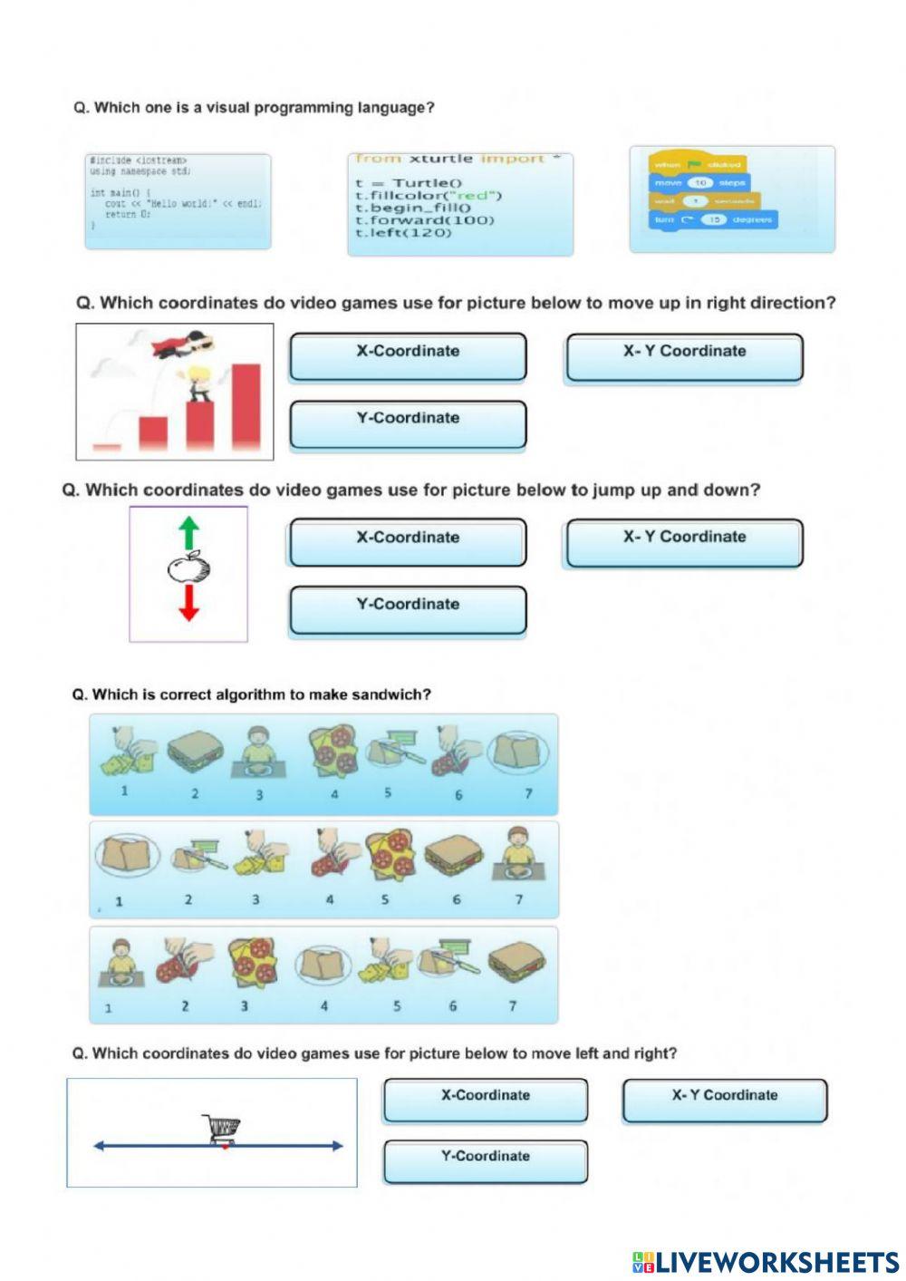 Programming in scratch