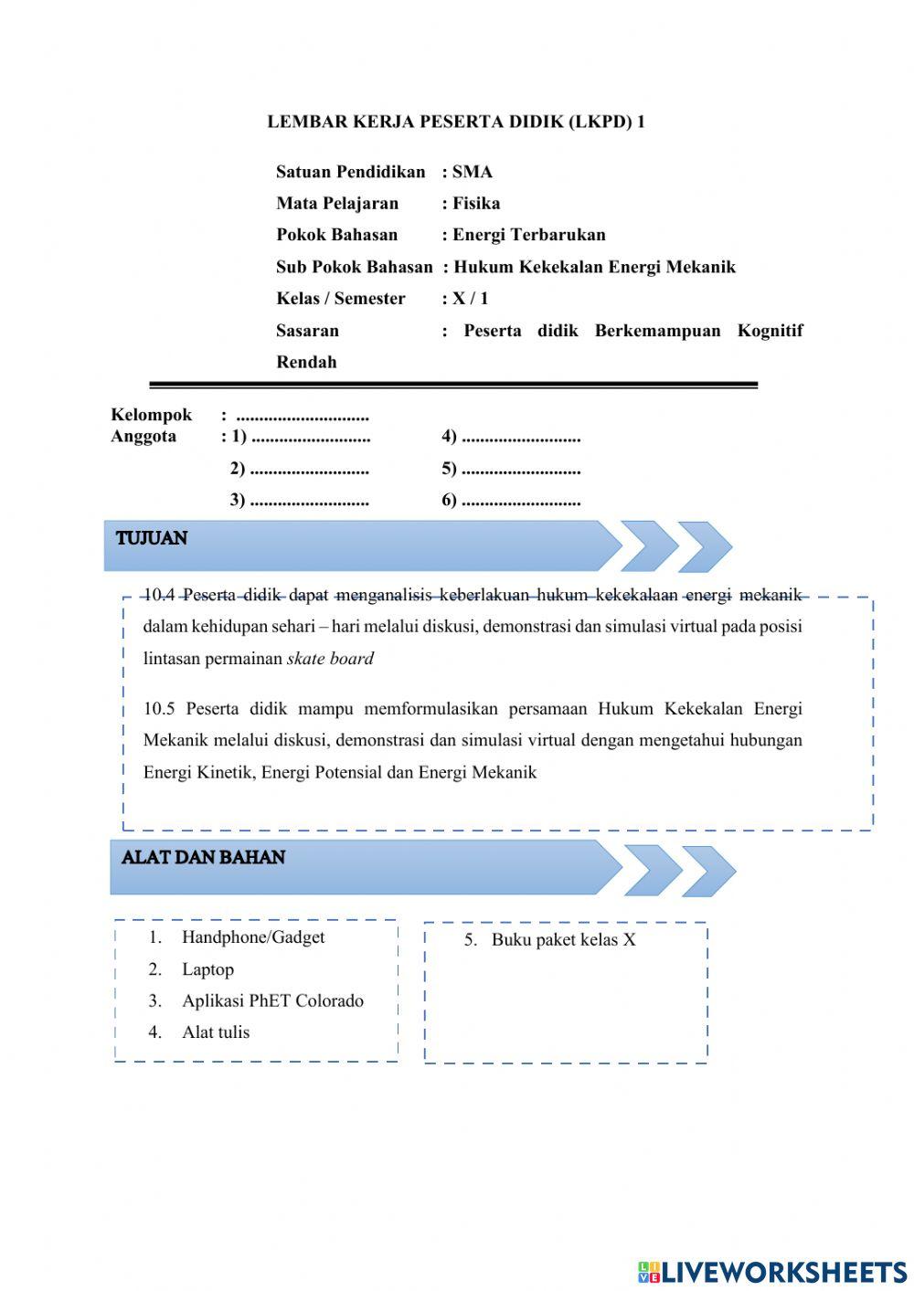 LKPD Energi Terbarukan