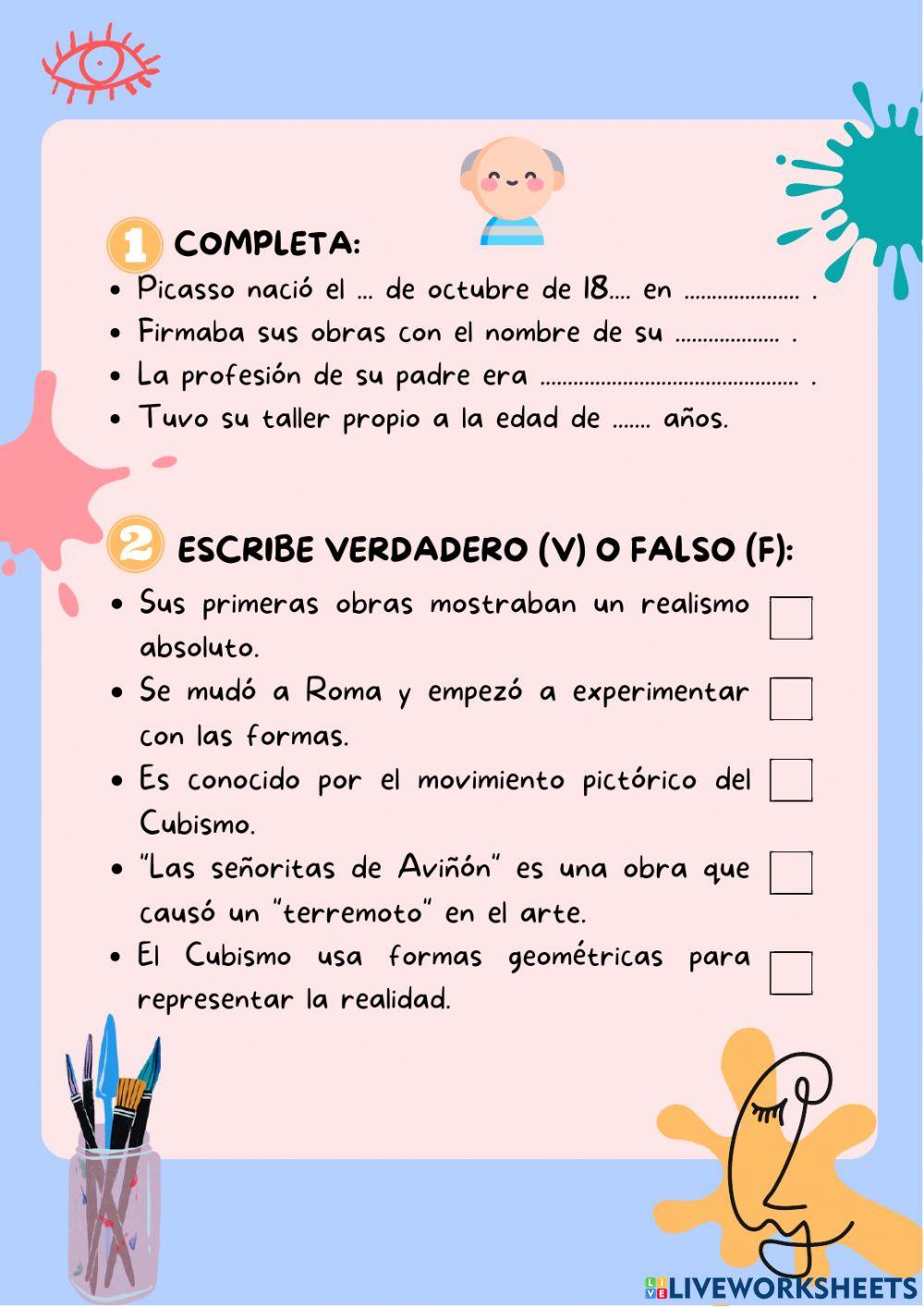 Vida y obra de Picasso