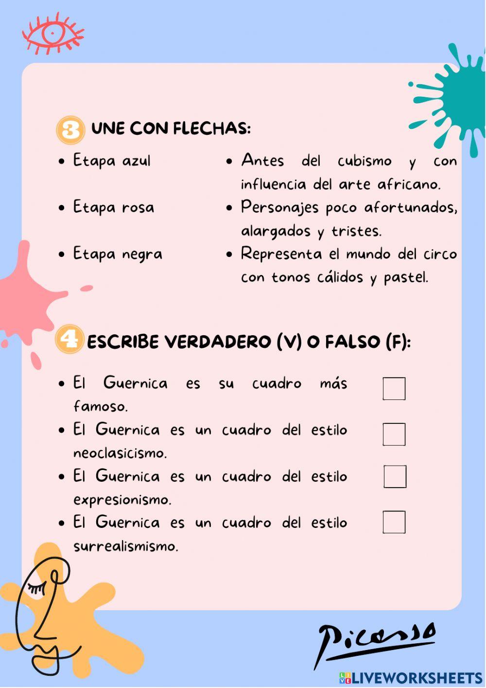 Vida y obra de Picasso