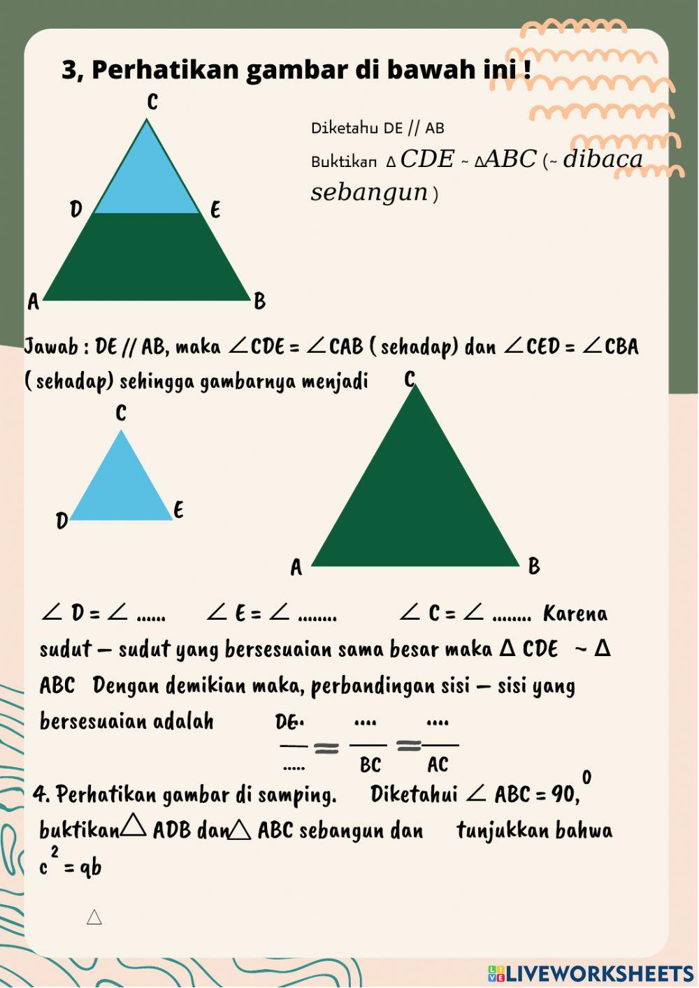 Kesebangunan segitiga