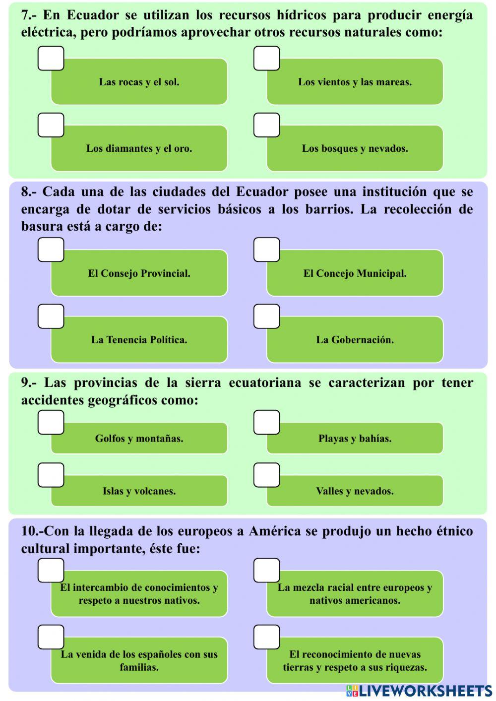 Simulador Ser Estudiante (Estudios Sociales)