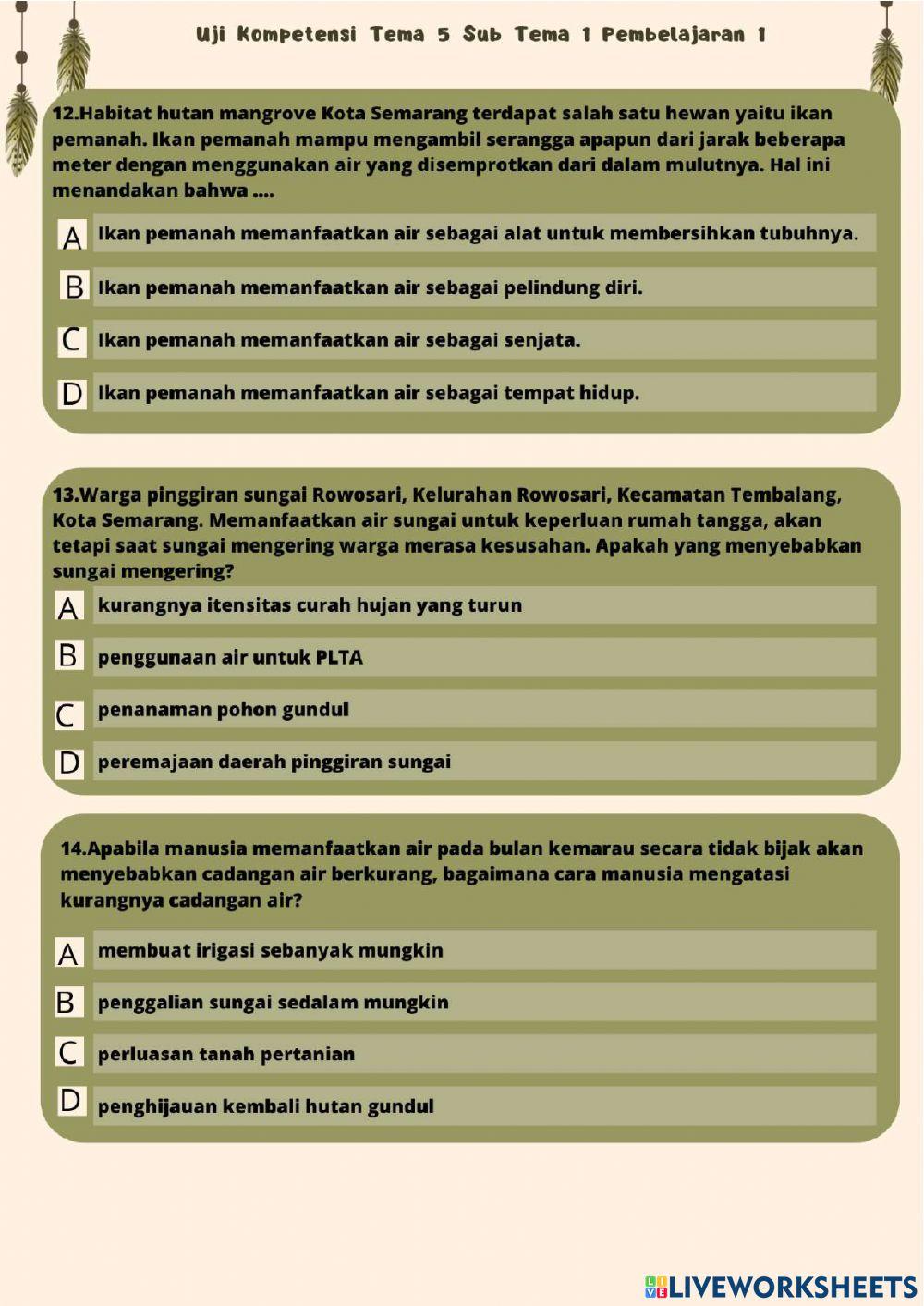Lkpd Elektronik Berbasis Kearifan Lokal Kelas 5