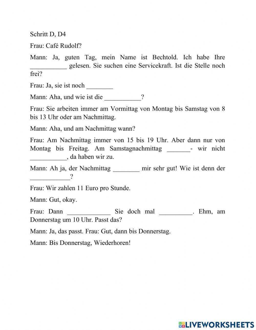 Lektion 8 - KB - Übung 8