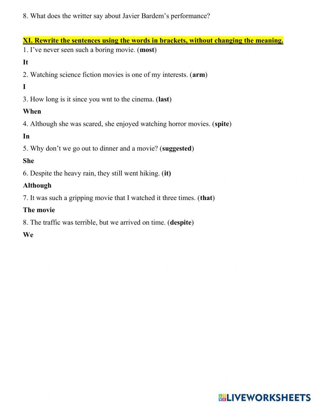 G7-unit 8 practise test2