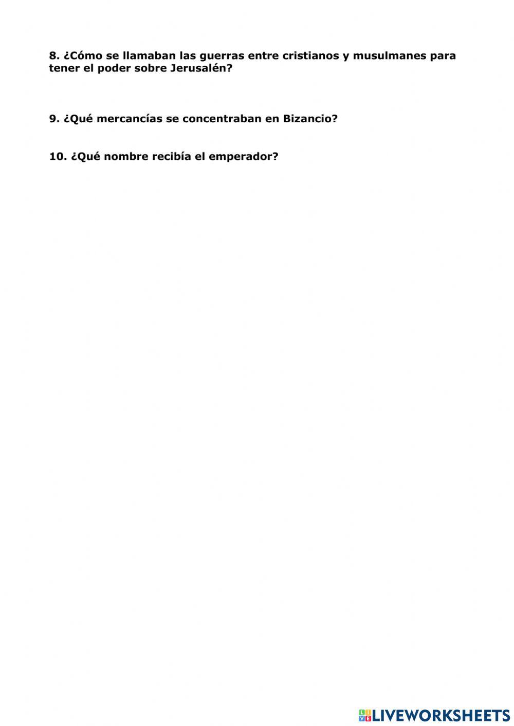 El imperio bizantino