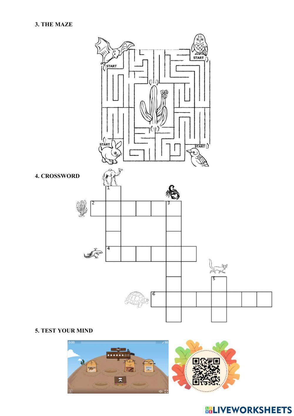 Lesson 2. desert habitats