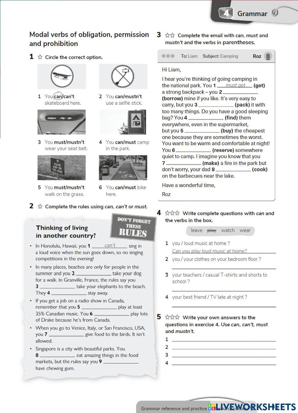 Can-Must-Can't-Mustn't