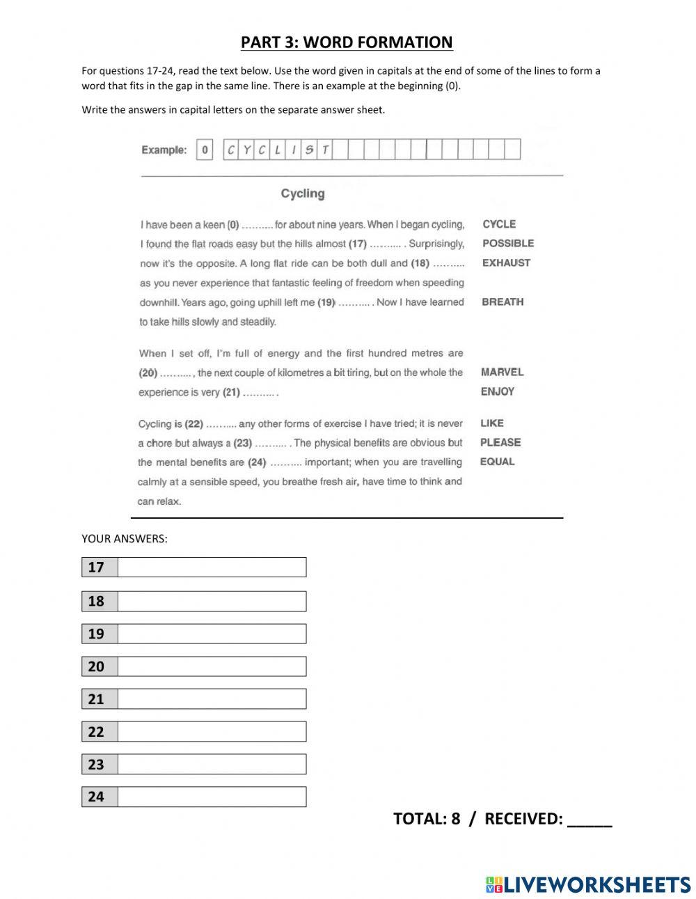 FCE Use of English Package 3
