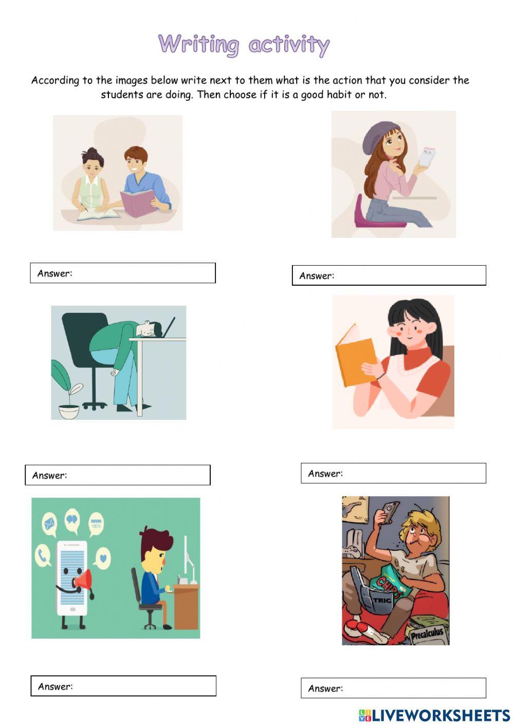 Writing and speaking