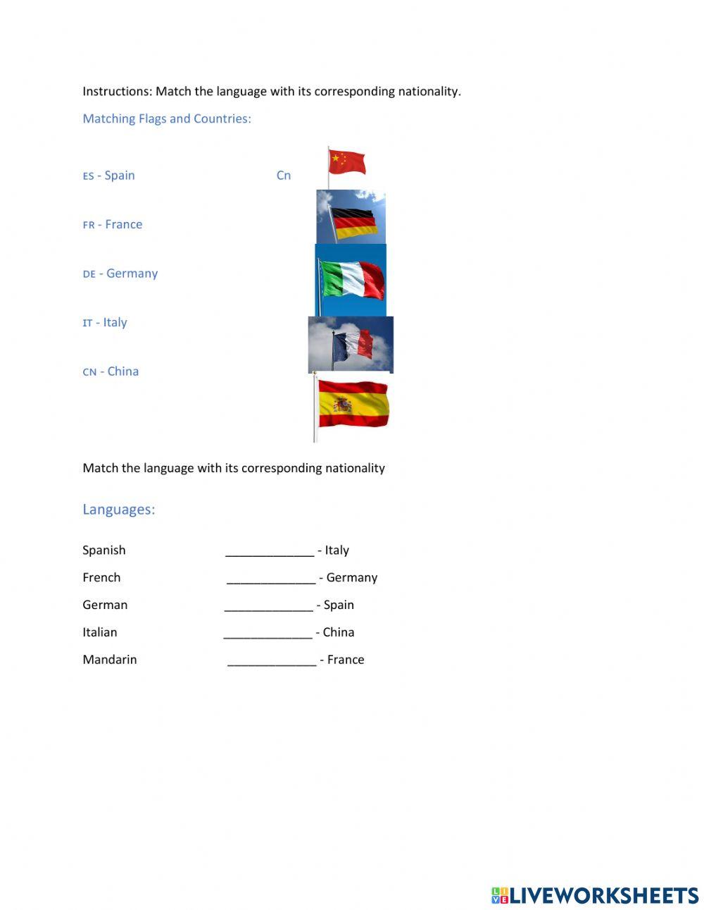 Language and Nationalities