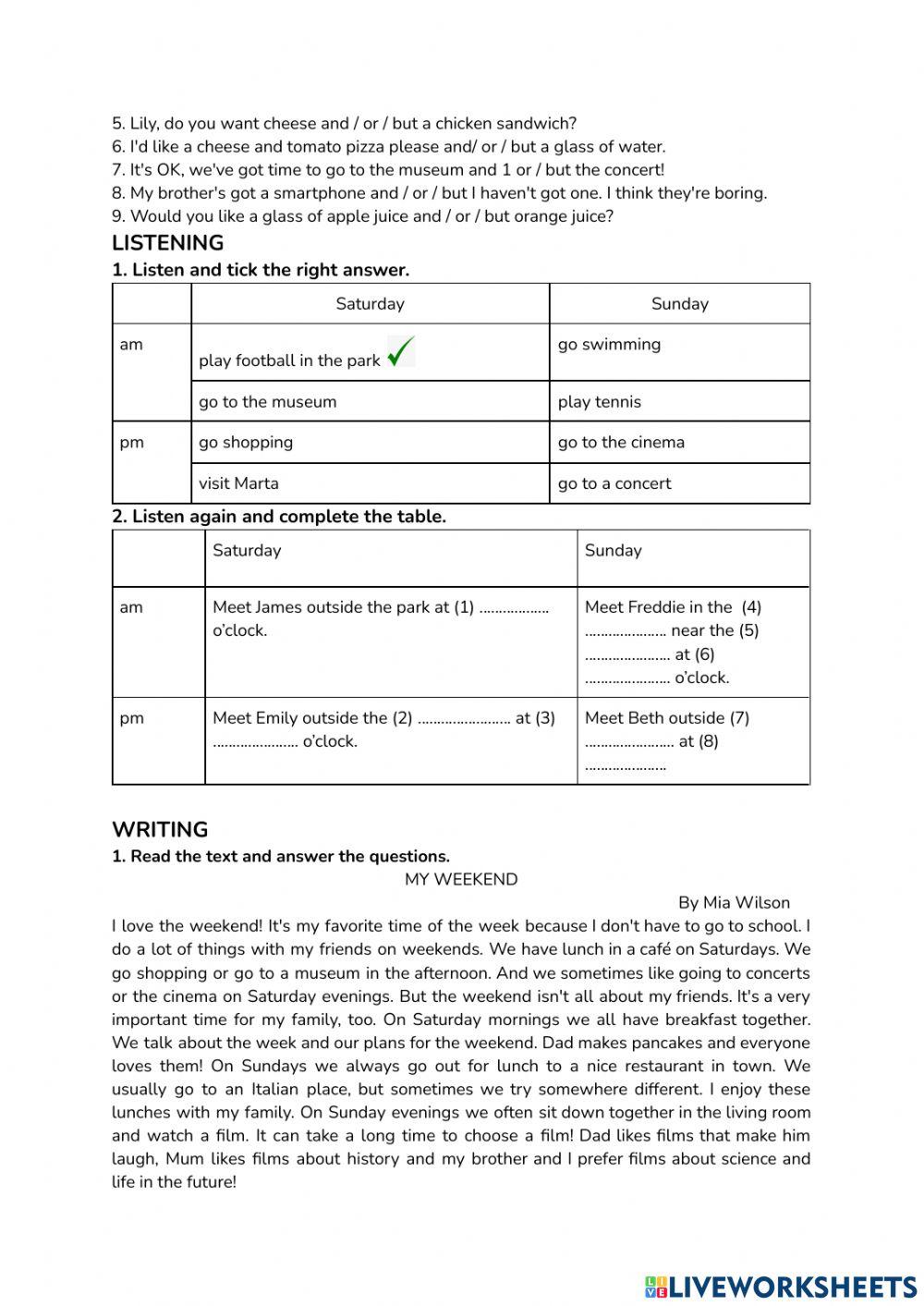 Prepare 1 - 14.2 Out and about