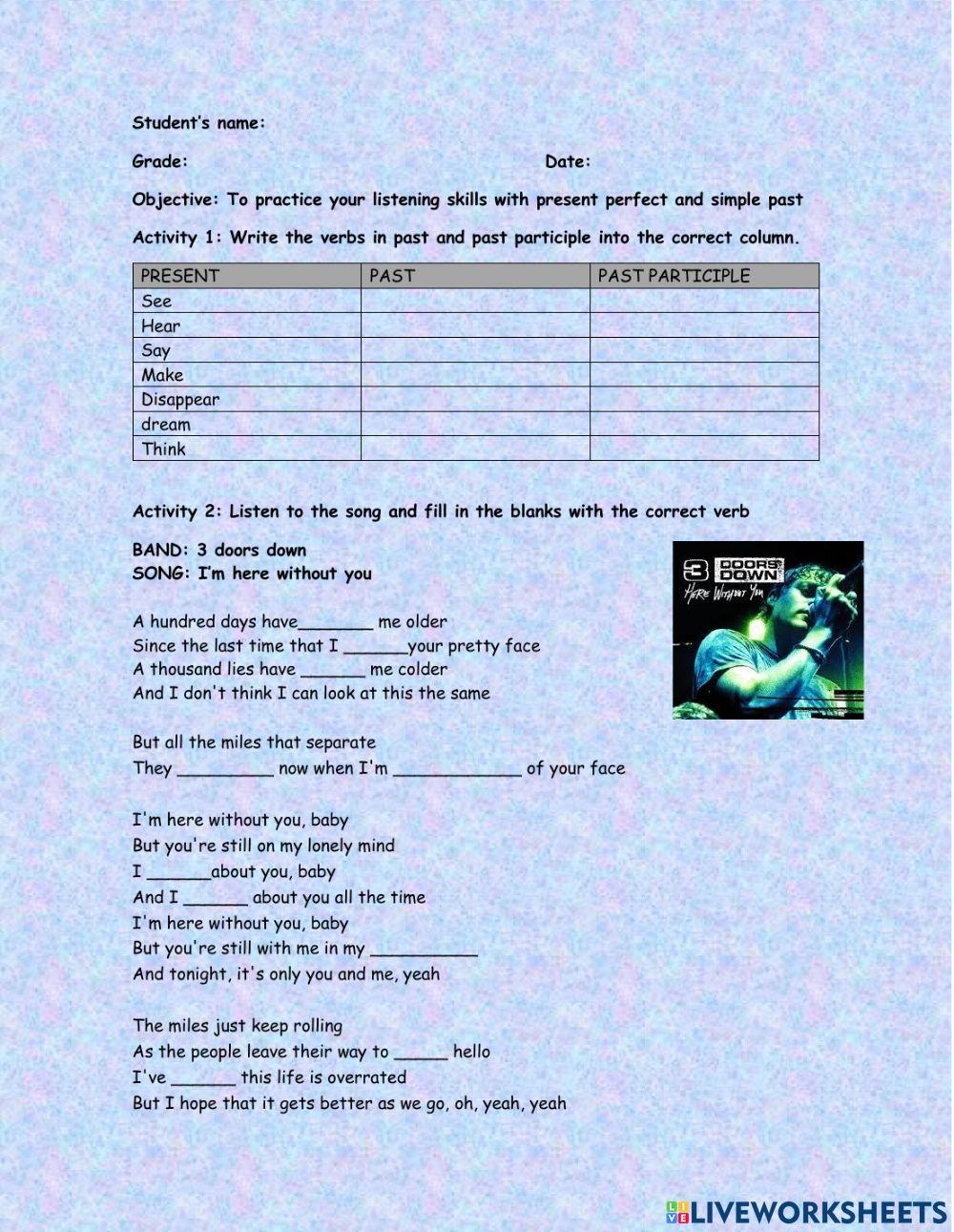 Present perfect vs simple past