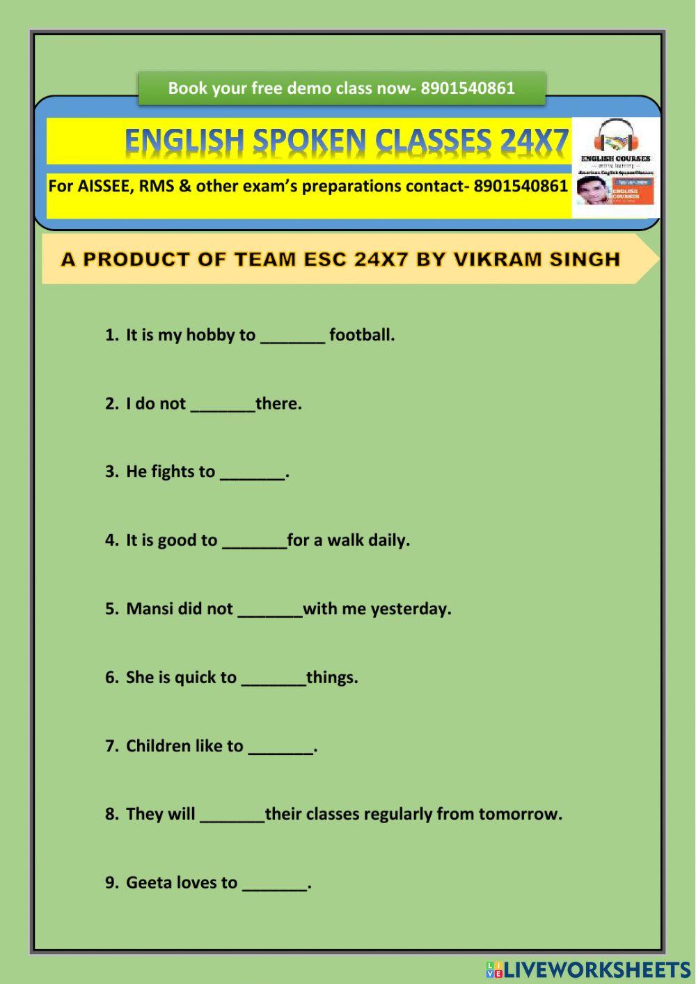 Non-Finite Verbs