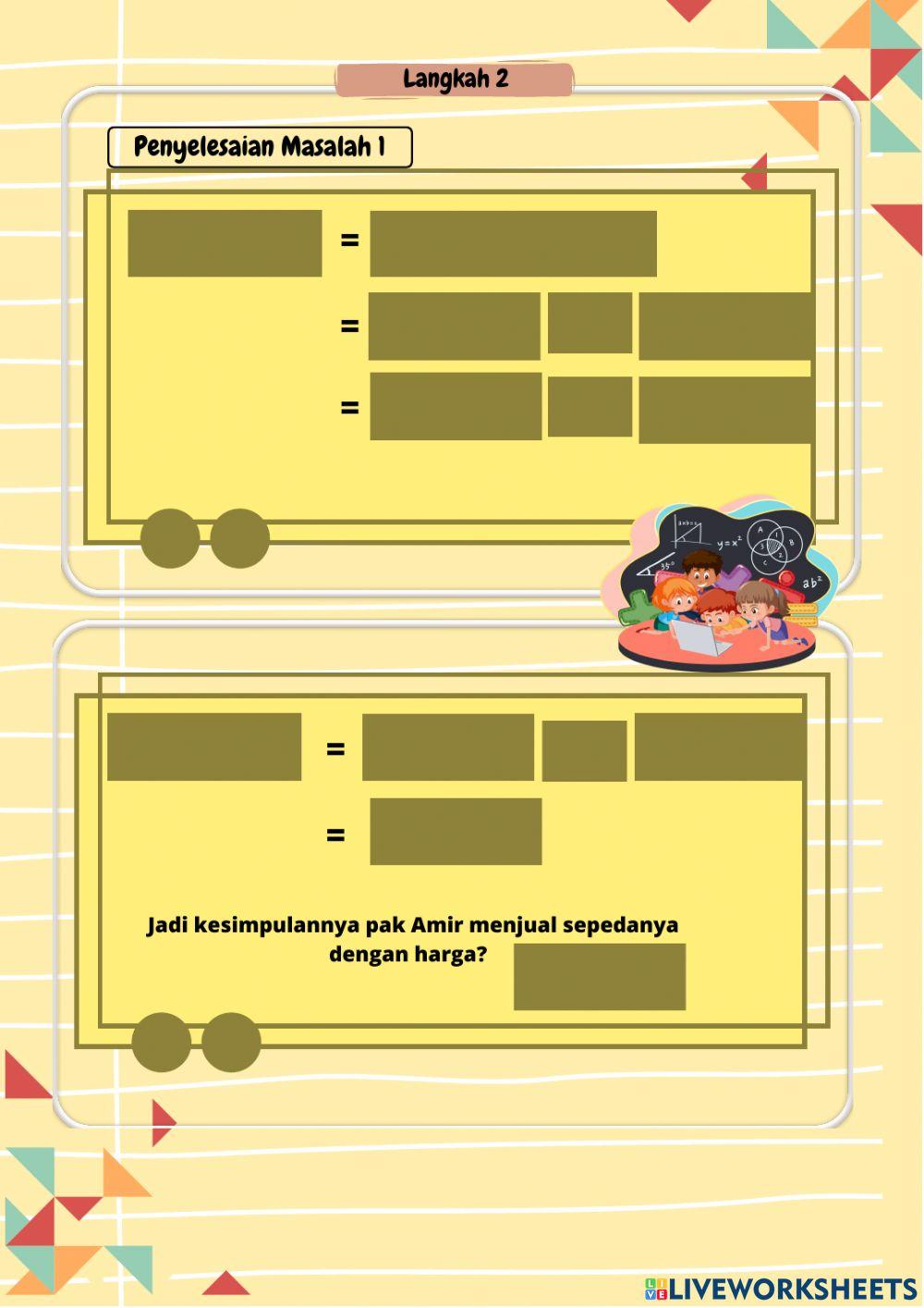 LKPD Aritmatika Sosial Pertemuan 2