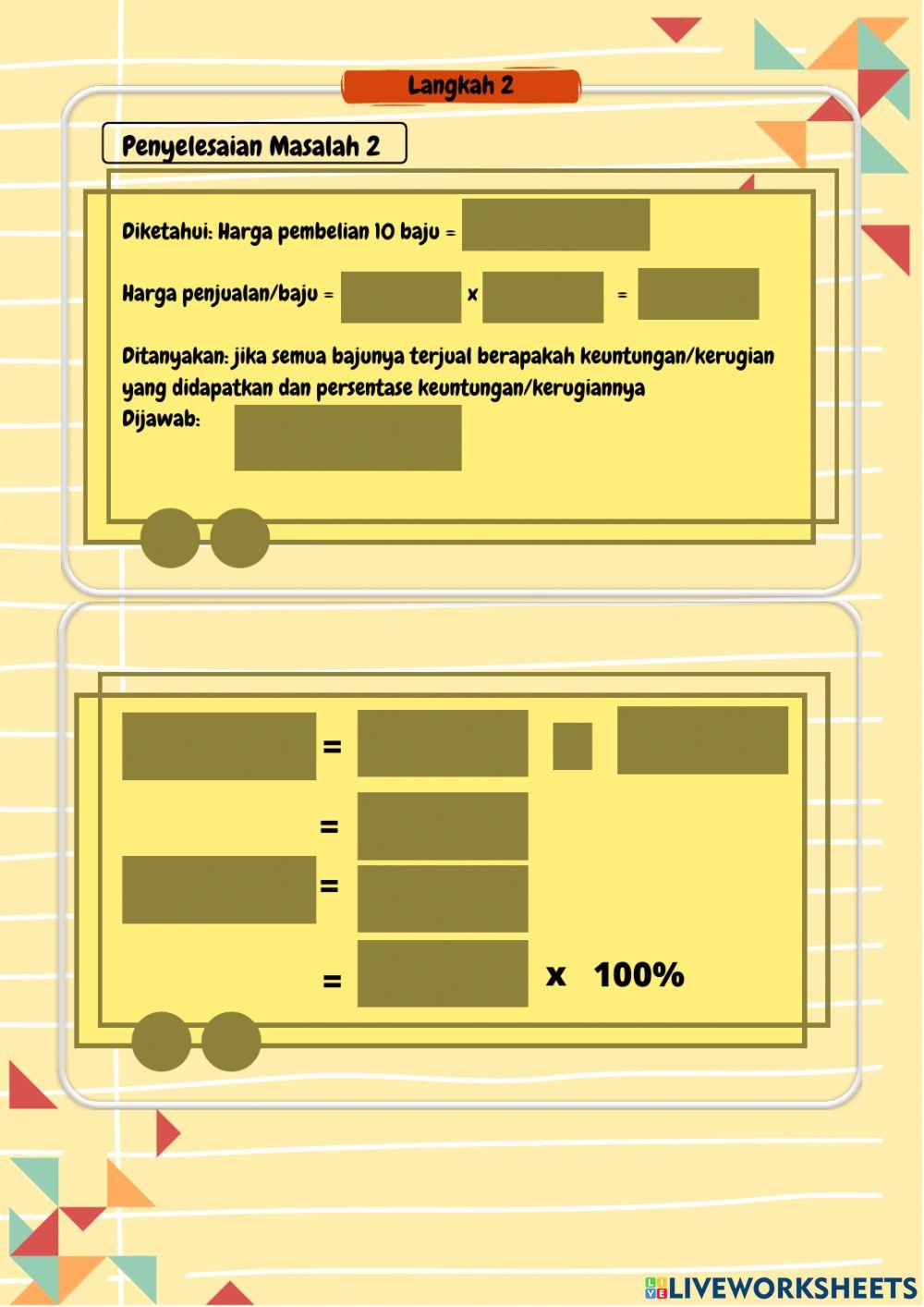 LKPD Aritmatika Sosial Pertemuan 2