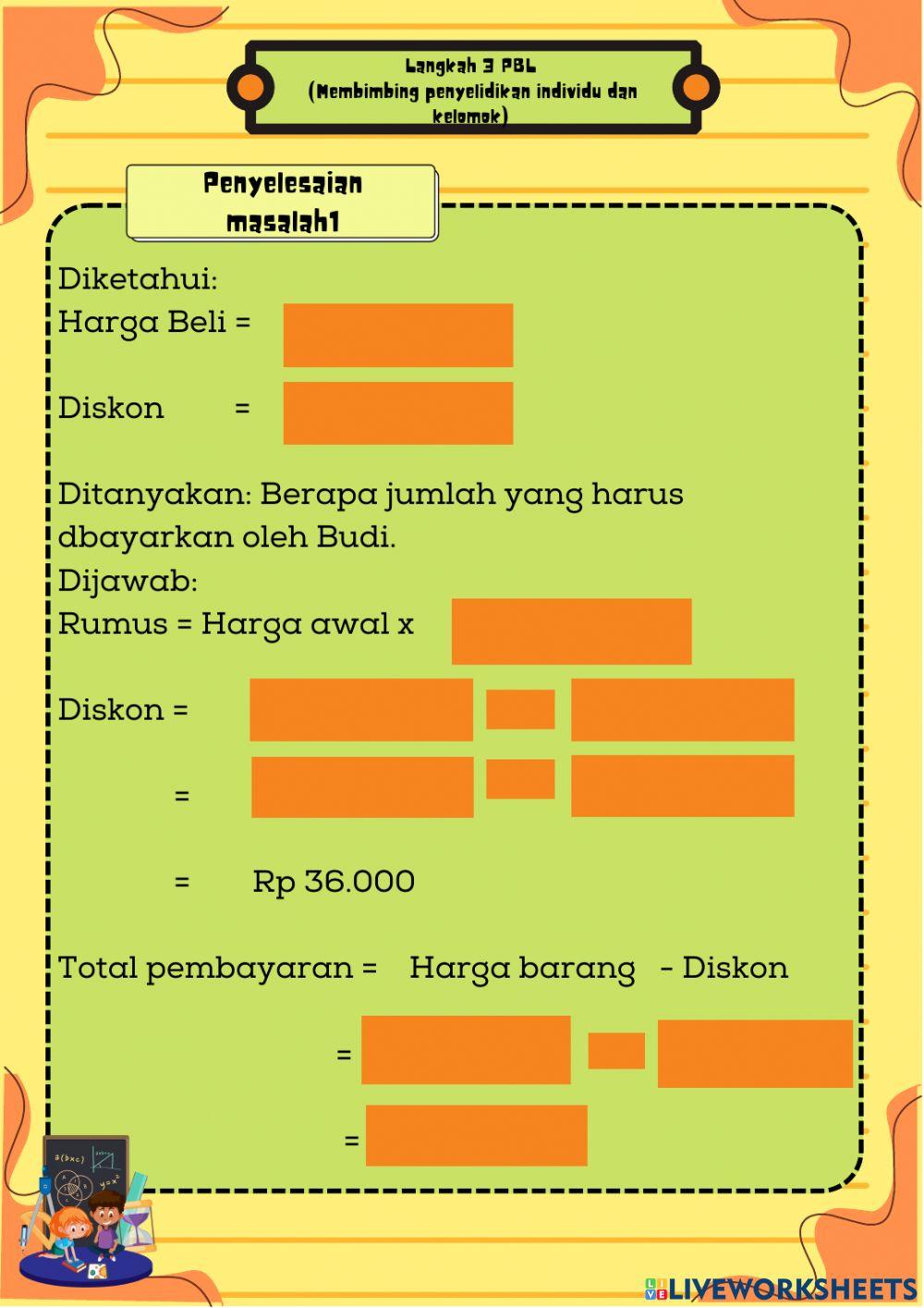 LKPD Aritmatika Sosial Pertemuan 3