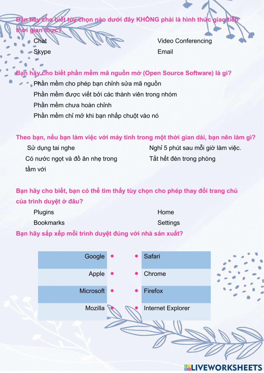 Khoi 5 -Tuan 27 - Exam 2