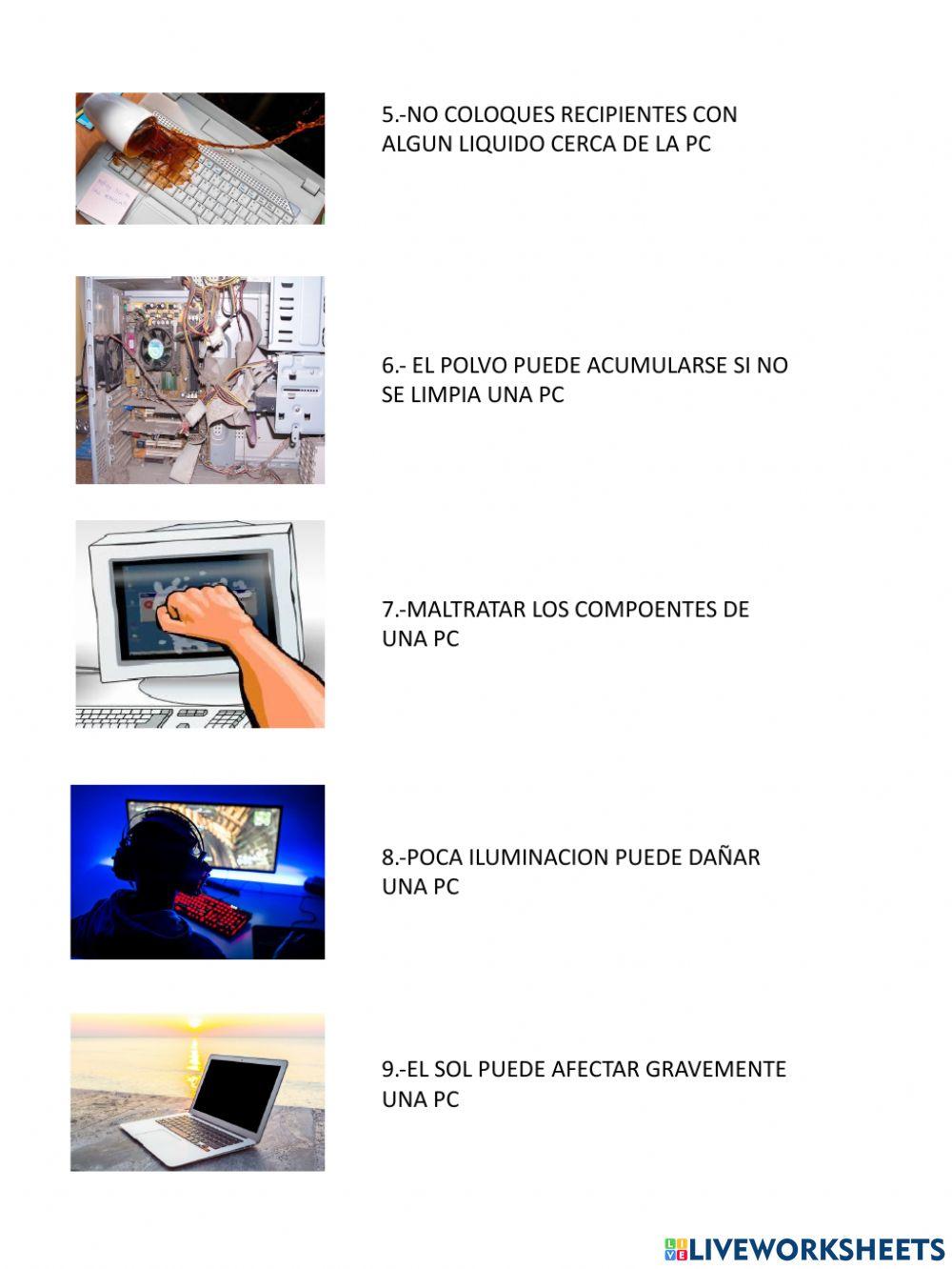 Factores que dañan una computadora