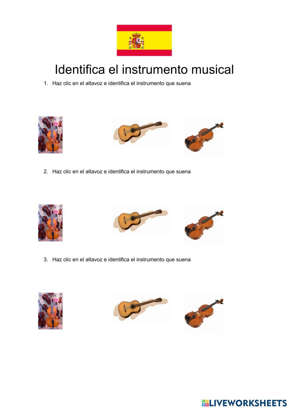 Ficha música reconoce
