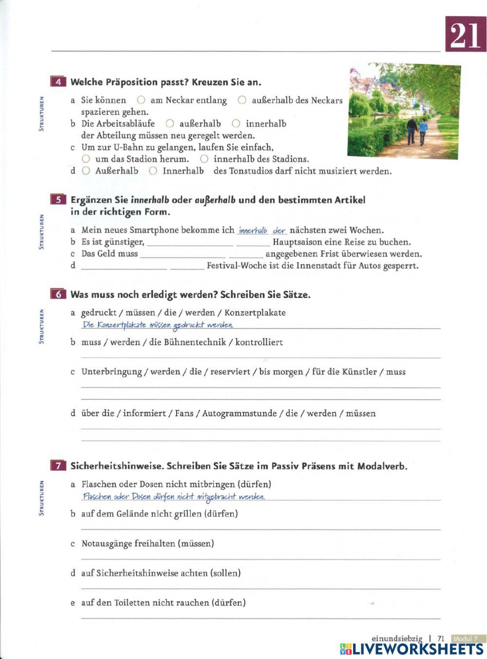 Menschen B1.2 (Lektion 21)