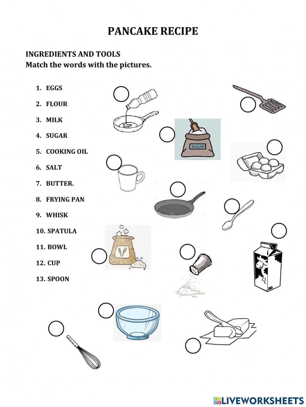 Pancake Day 2031 Mirka Pezzolesi Live Worksheets