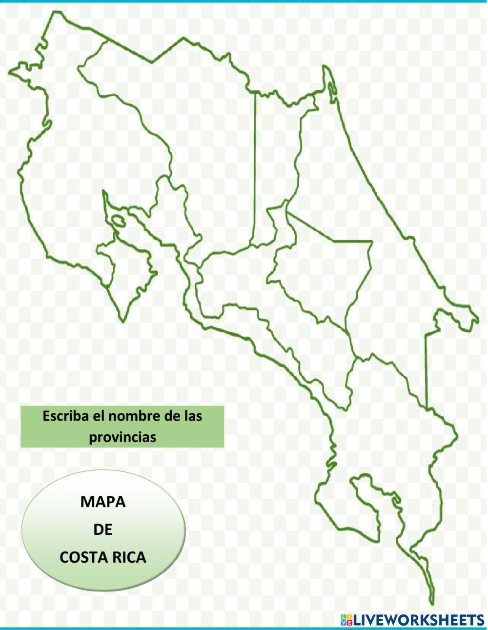 Provincias de Costa Rica