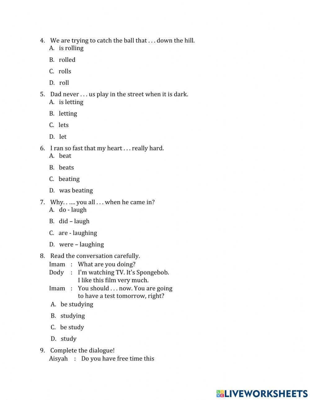 Pts bahasa inggris s.genap