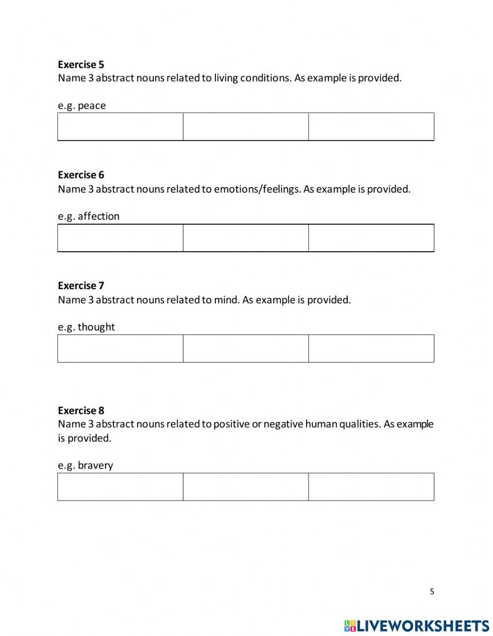 AG1 Part 1 online exercise for Live Worksheets