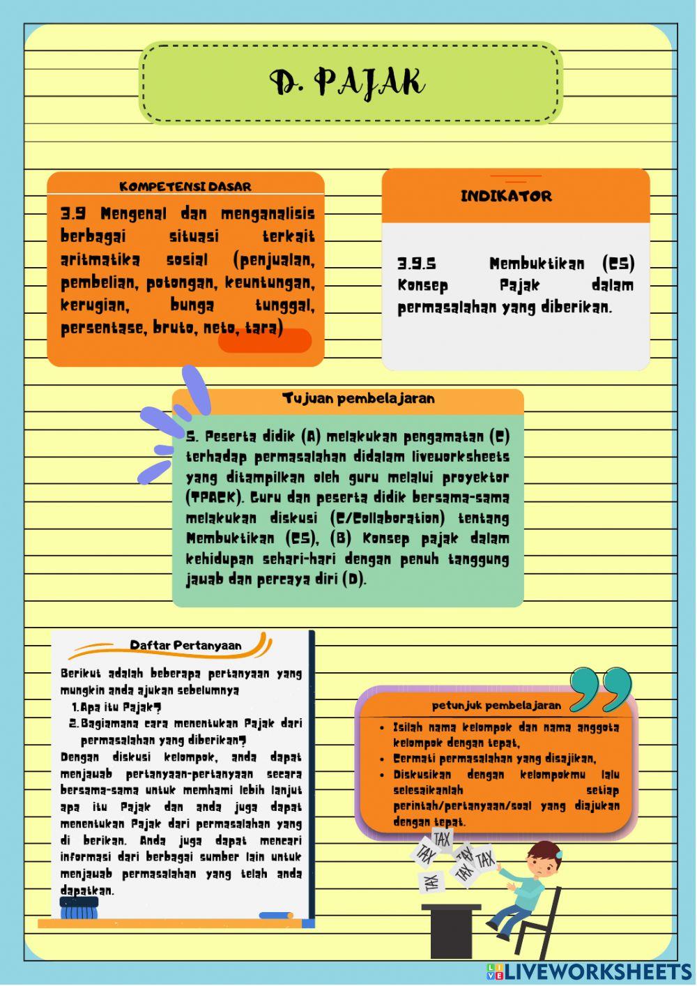 LKPD Aritmatika Sosial Pertemuan 4